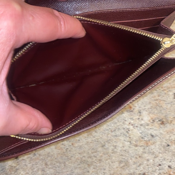 Louis Vuitton Tan Canvas & Leather Monogram Wallet - Picture 11 of 12